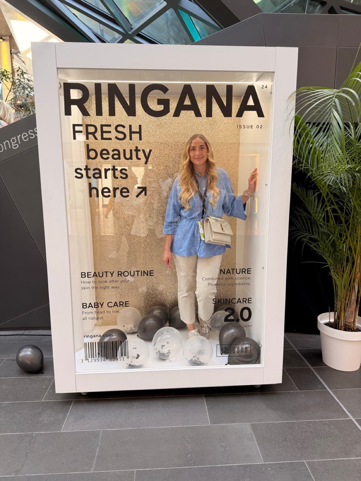Angy auf ihrem ersten RINGANA Event